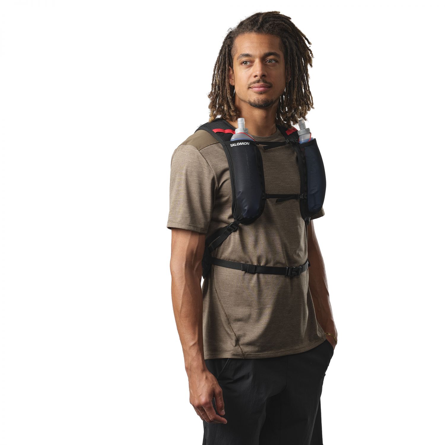 Salomon Cross 12, backpack, white/black