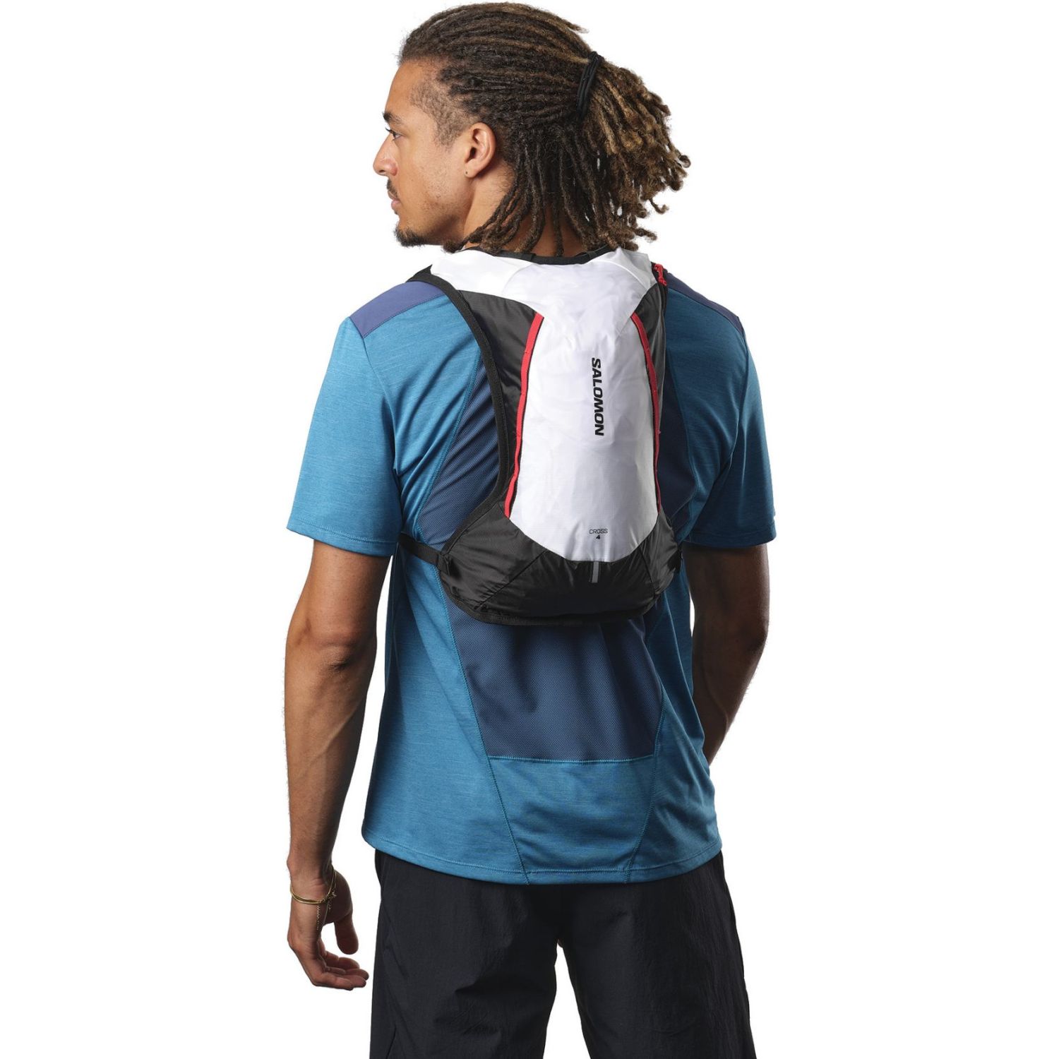 Salomon Cross 4, rucsac, alb/negru