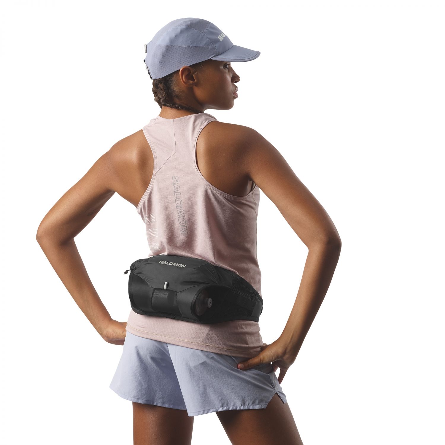 Salomon Cross Belt 1 Bottle, Hüfttasche, schwarz
