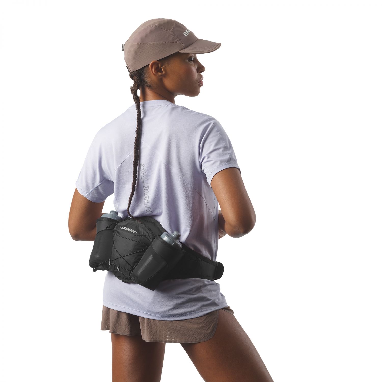 Salomon Cross Belt 2 Bottles, nerka, czarna