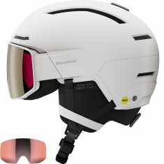 Salomon Driver Prime Sigma Plus MIPS, casque de ski à visière, blanc