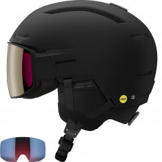 Salomon Driver Prime Sigma Plus MIPS lyžiarska prilba s kuklou, čierna
