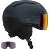 Salomon Driver Prime Sigma Plus, skihjelm med visir,  mørkeblå