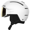 Salomon Driver Pro Sigma, casco de esquí con visera, blanco
