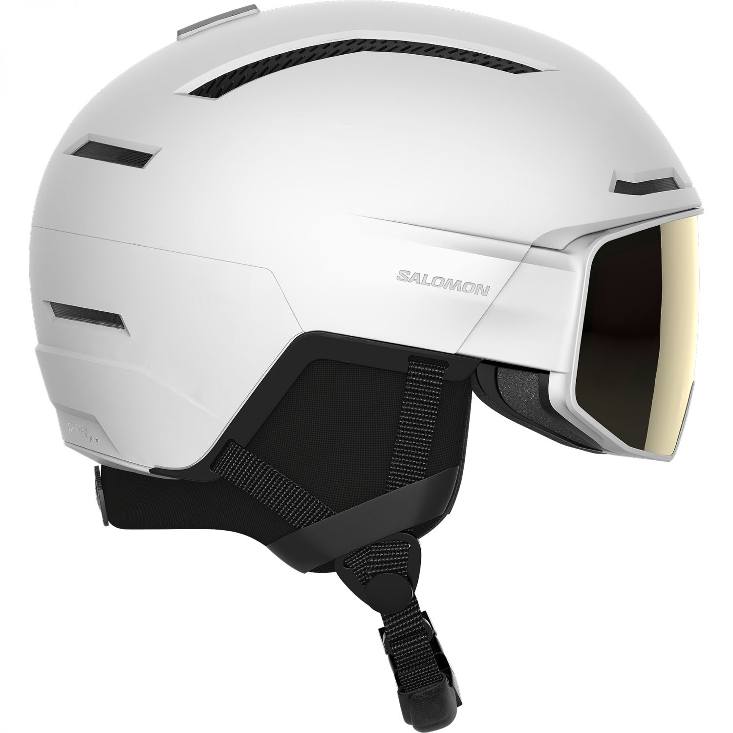 Salomon Driver Pro Sigma, lyžiarska prilba s kuklou, biela
