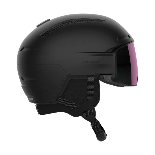 Salomon Driver Pro Sigma, lyžiarska prilba s kuklou, čierna