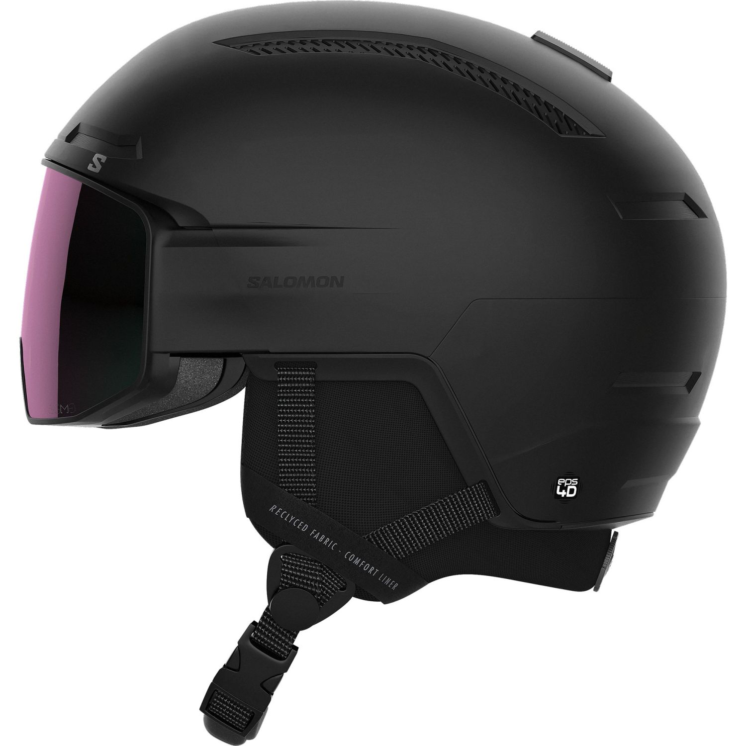Salomon Driver Pro Sigma, lyžiarska prilba s kuklou, čierna