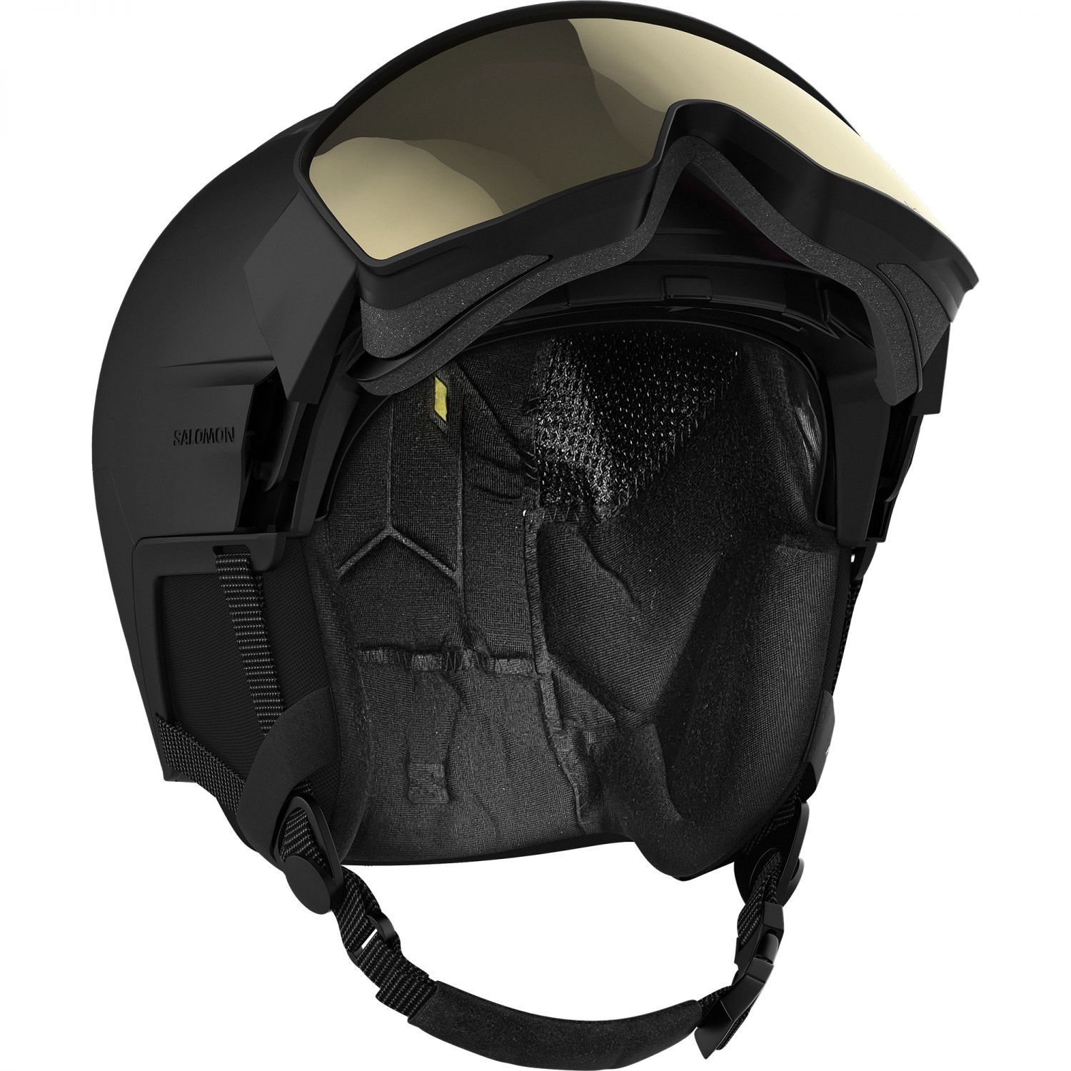 Salomon Driver Pro Sigma MIPS, casco da sci con visiera, nero