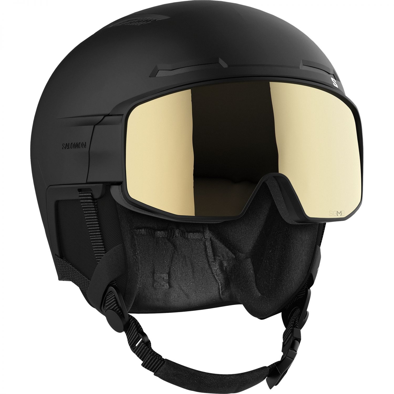 Salomon Driver Pro Sigma MIPS, casco da sci con visiera, nero