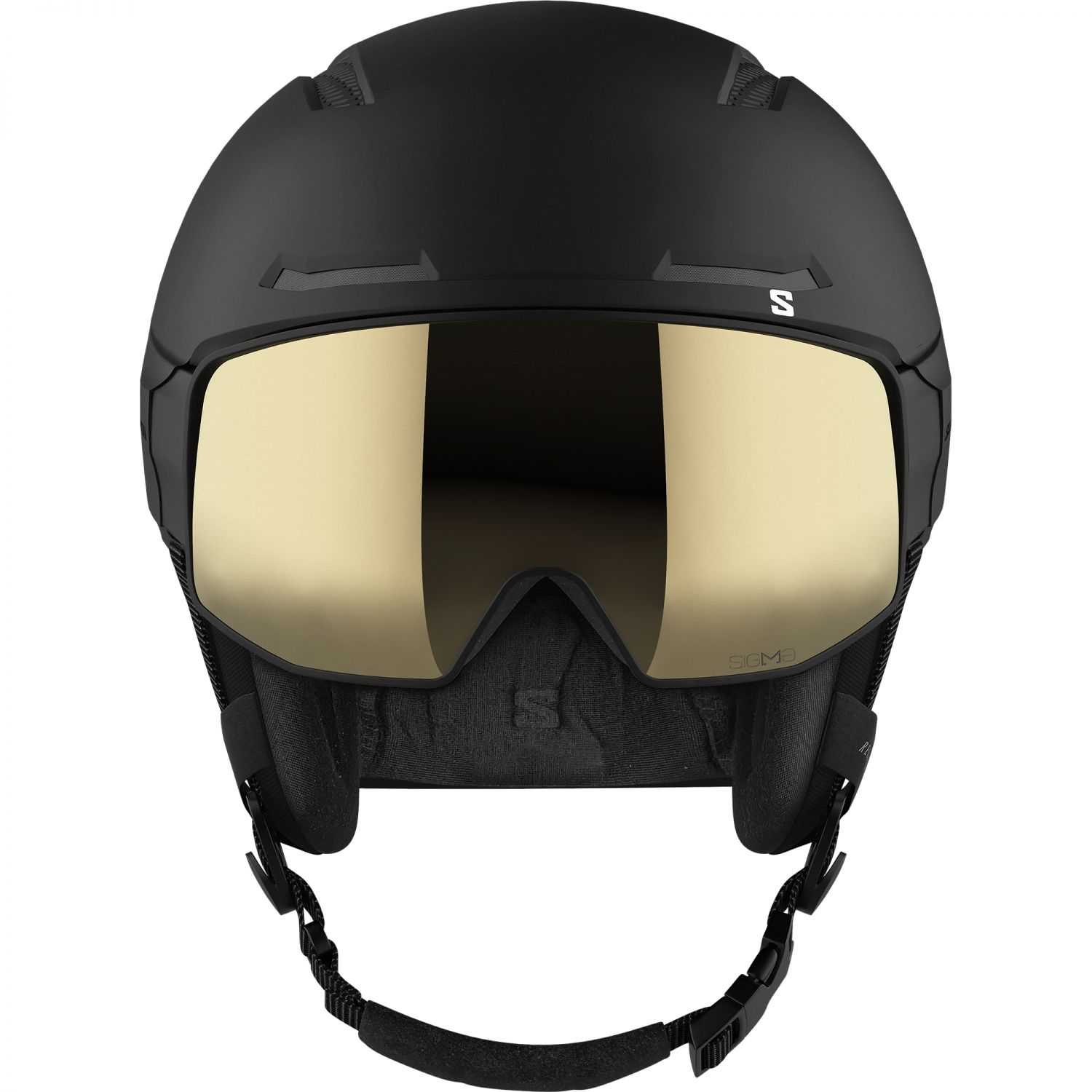Salomon Driver Pro Sigma MIPS, casco da sci con visiera, nero