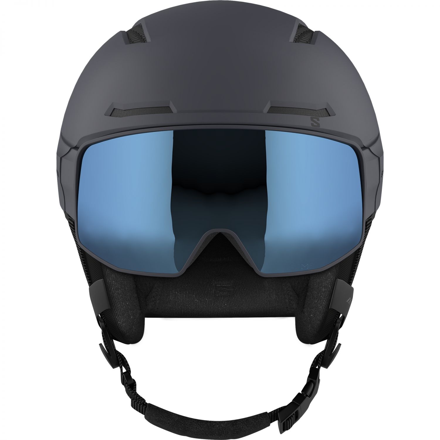 Salomon Driver Pro Sigma, ski helm met vizier, donkergrijs