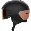 Salomon Driver Pro Sigma, Skihelm mit Visier, dunkelgrau