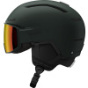 Salomon Driver Pro Sigma, skihjelm med visir, mørkegrøn