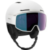 Salomon Driver Pro Sigphoto MIPS, casco da sci con visiera, bianco