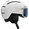 Salomon Driver Pro Sigphoto MIPS, casco da sci con visiera, bianco