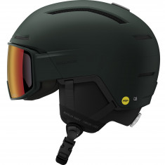 Salomon Driver Pro Sigphoto MIPS, lyžiarska prilba s hľadím, tmavozelená