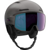 Salomon Driver Pro Sigphoto MIPS, Skihjelm med Visir, Beluga Metal