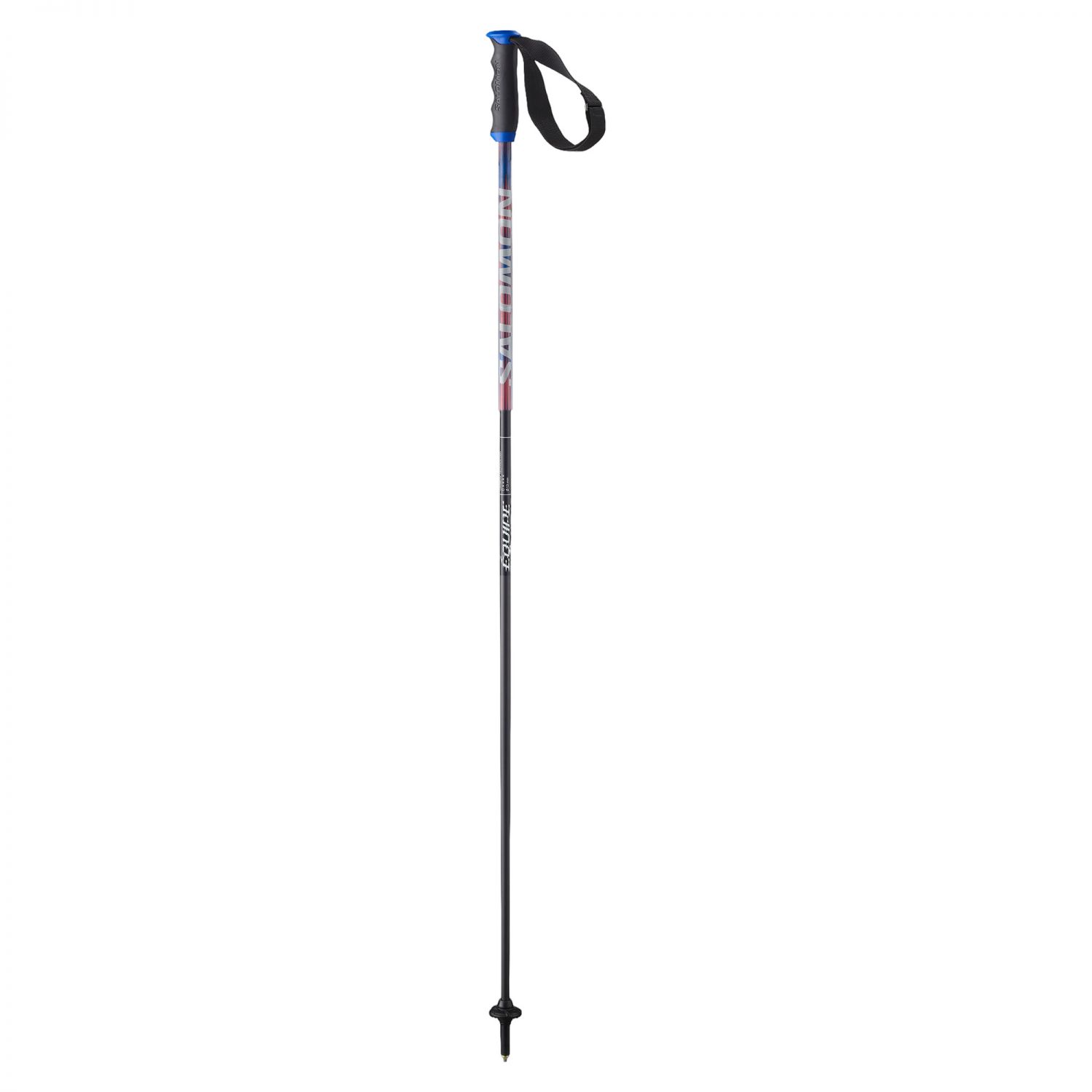 Salomon Equipe Carbon, bastões de esqui, preto/azul