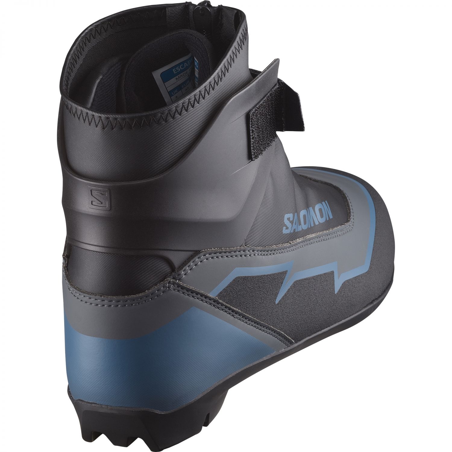 Salomon Escape Plus, topánky na bežecké lyžovanie, pánske, čierna/modrá