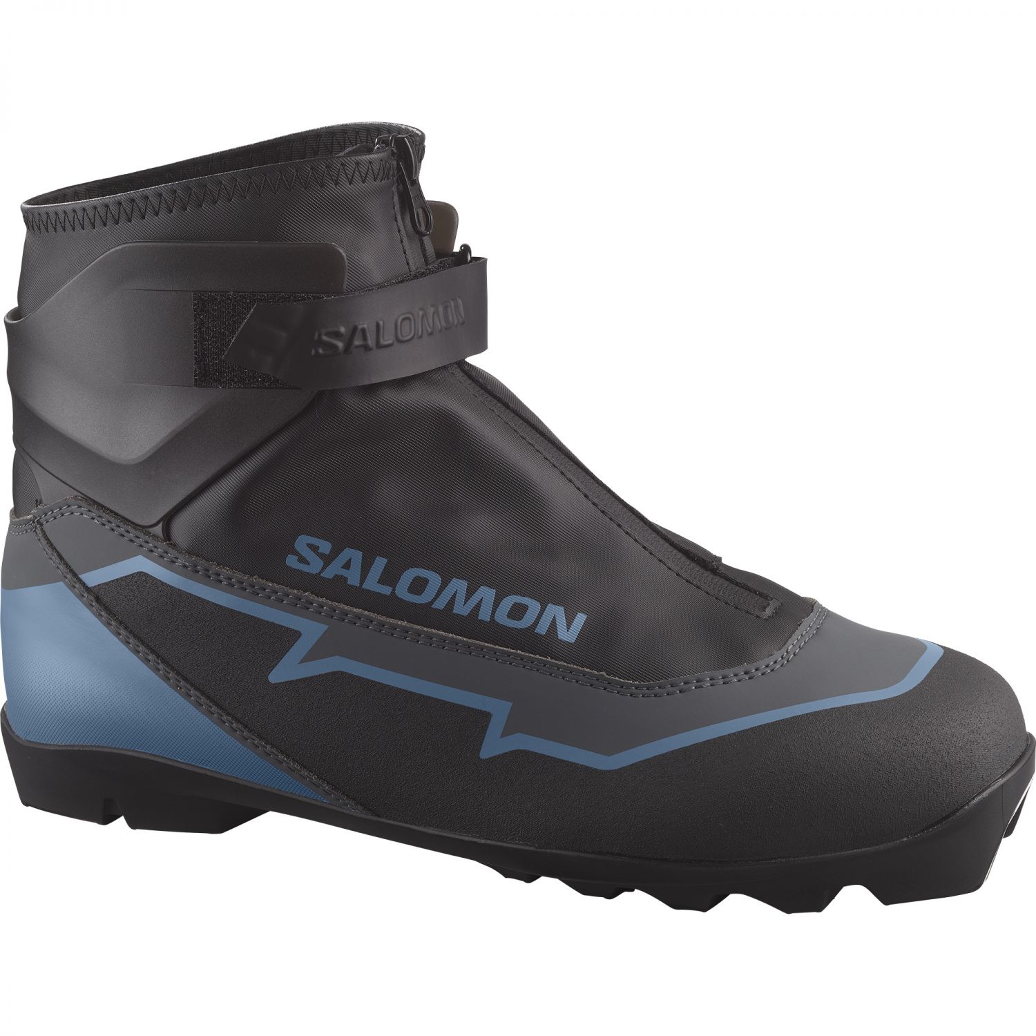 Salomon Escape Plus, topánky na bežecké lyžovanie, pánske, čierna/modrá