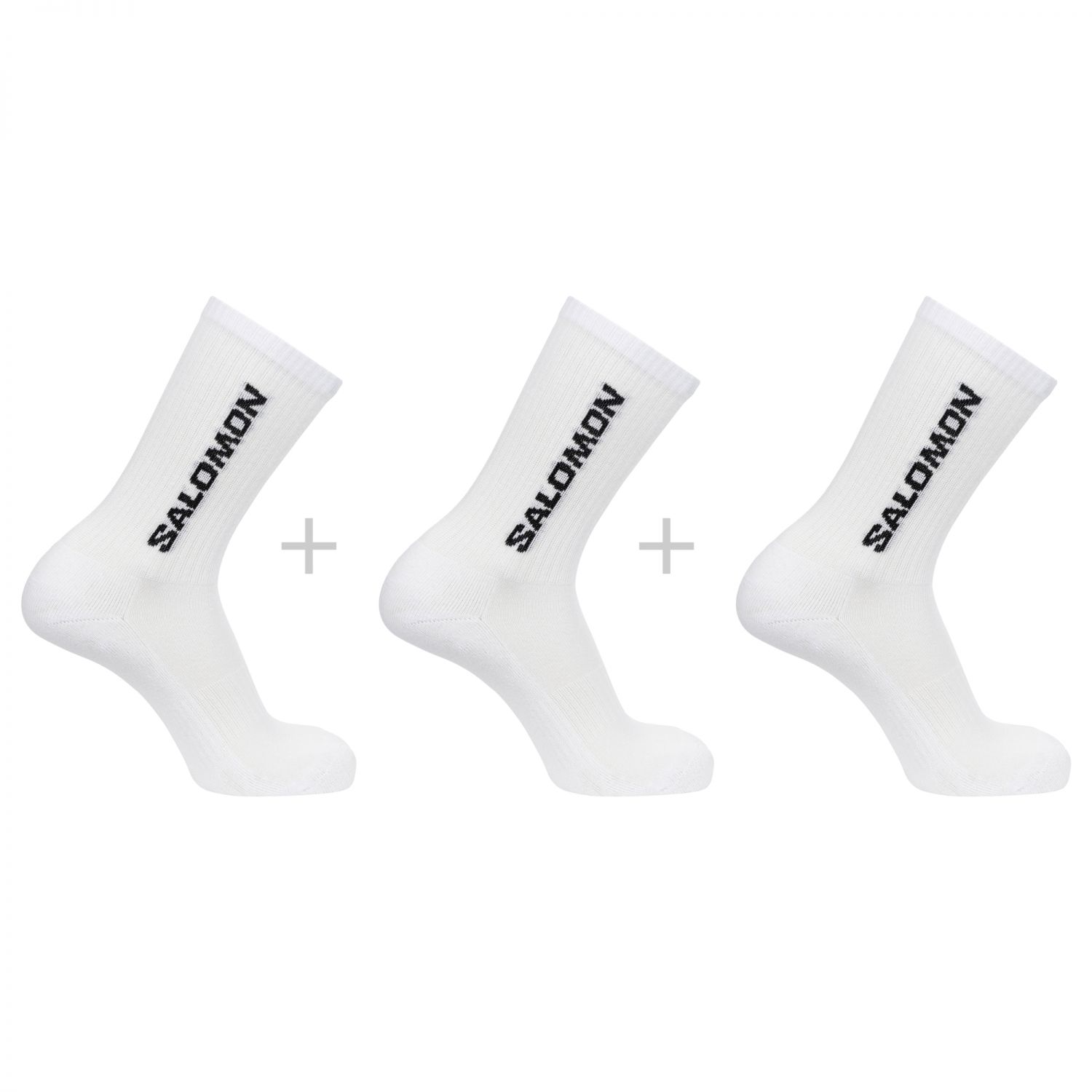 Salomon Everyday Crew, Socken, 3-pack, weiß