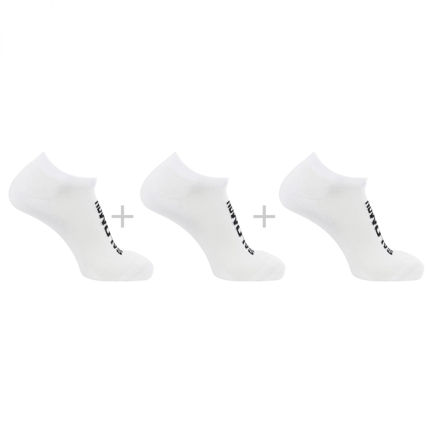 Salomon Everyday Low 3-Pack, calcetines, blanco