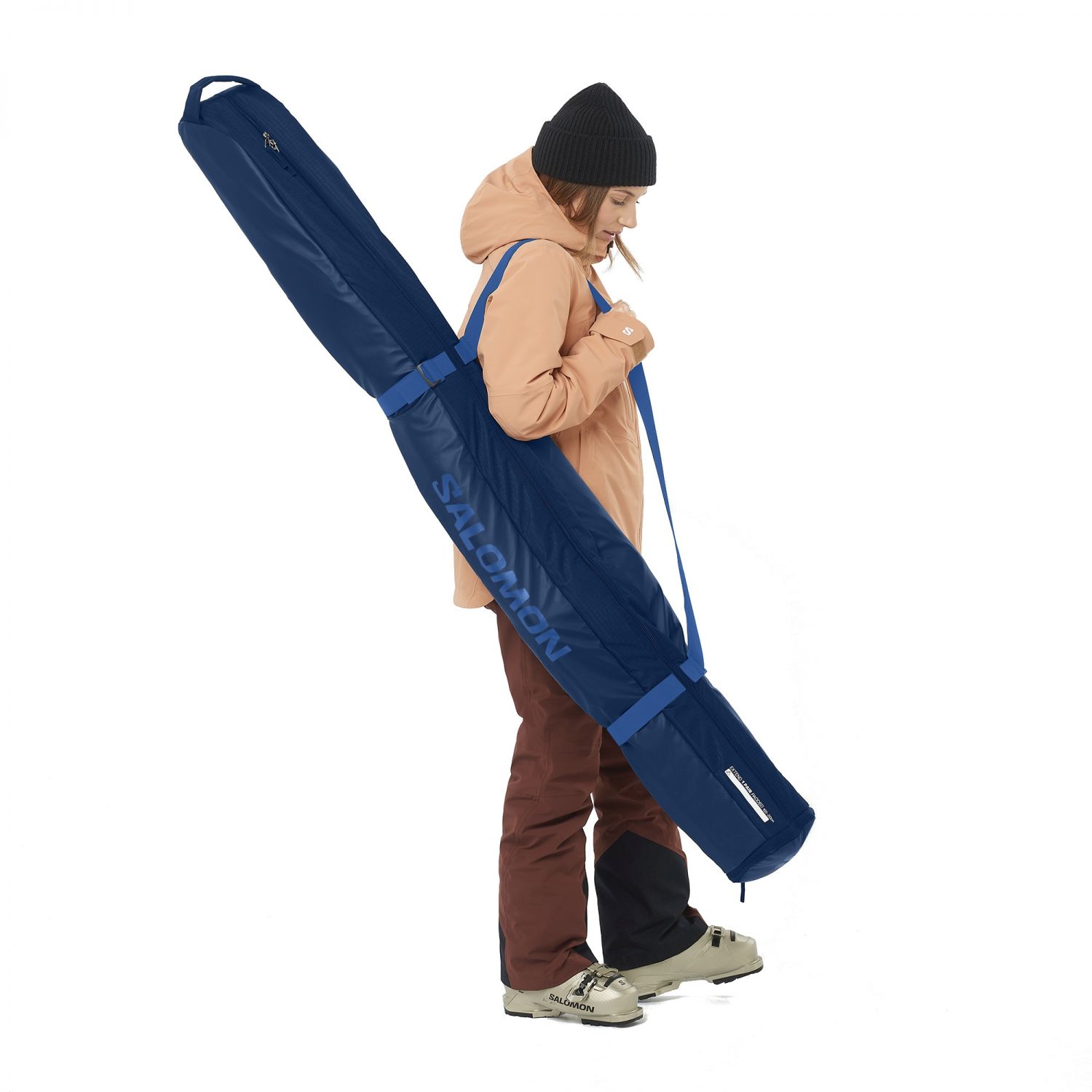 Salomon Extend 1 Pair Padded 165+, bolsa de esquí, azul