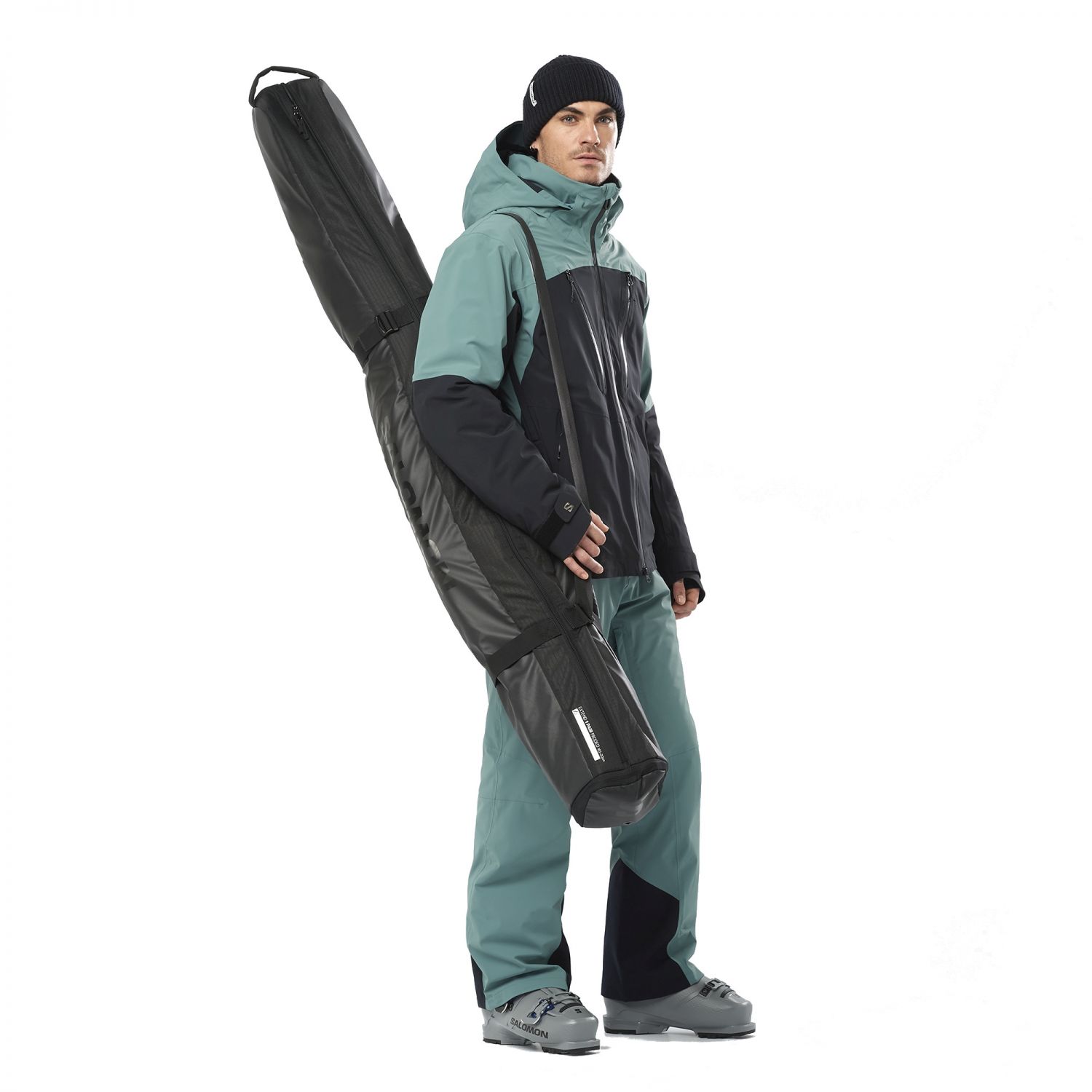 Salomon Extend 1 Pair Padded 165+, ski bag, black