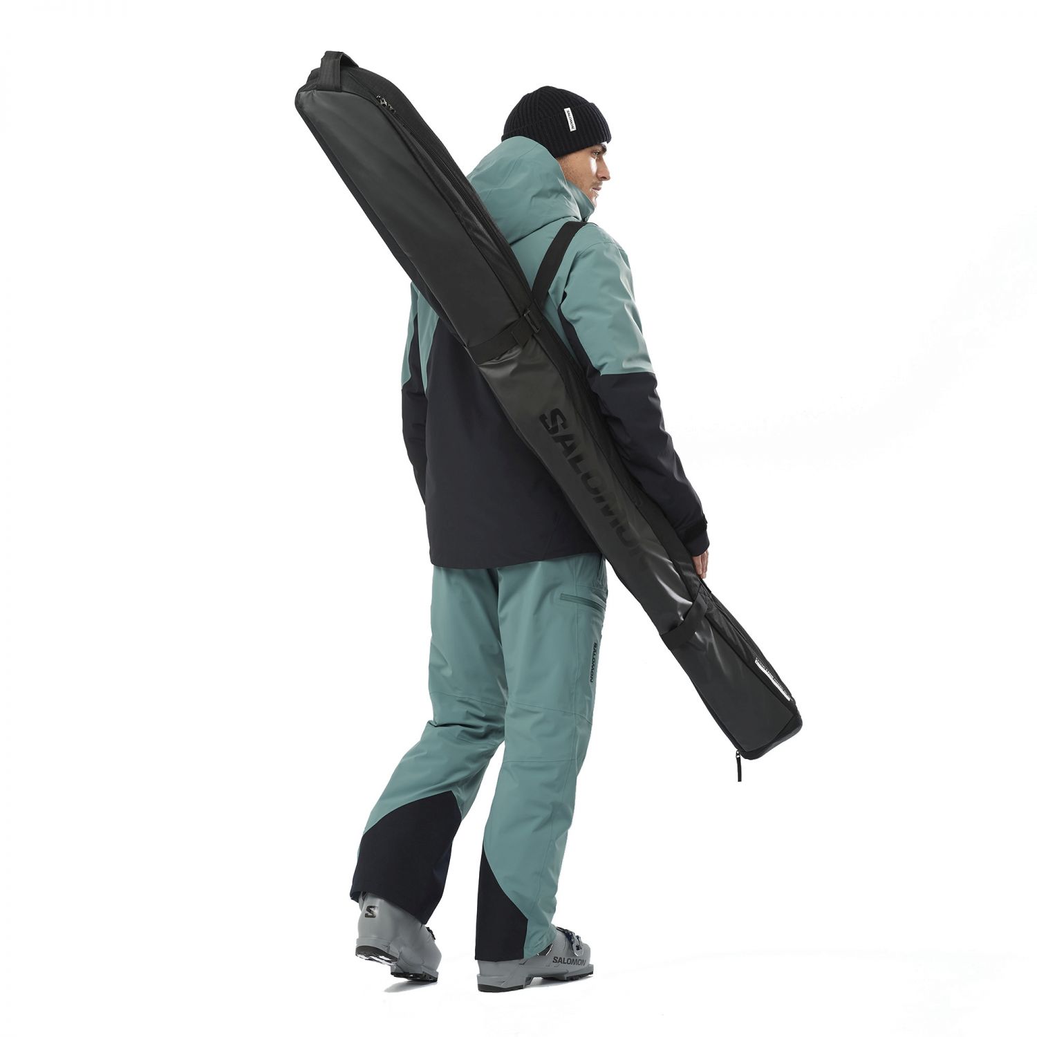 Salomon Extend 1 Par acolchado 165+, bolsa de esquí, negro