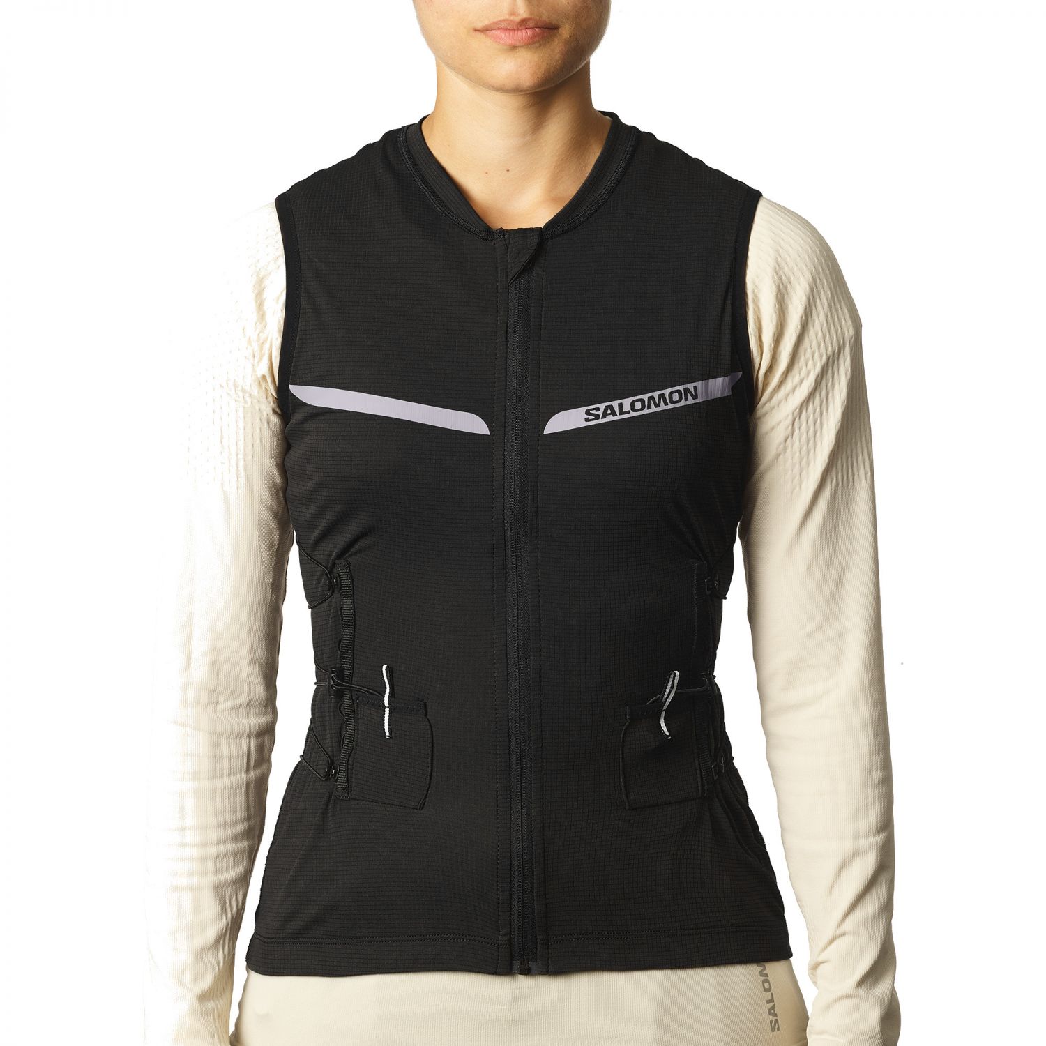 Salomon Flexcell Prime, protecție pentru spate, femei, negru