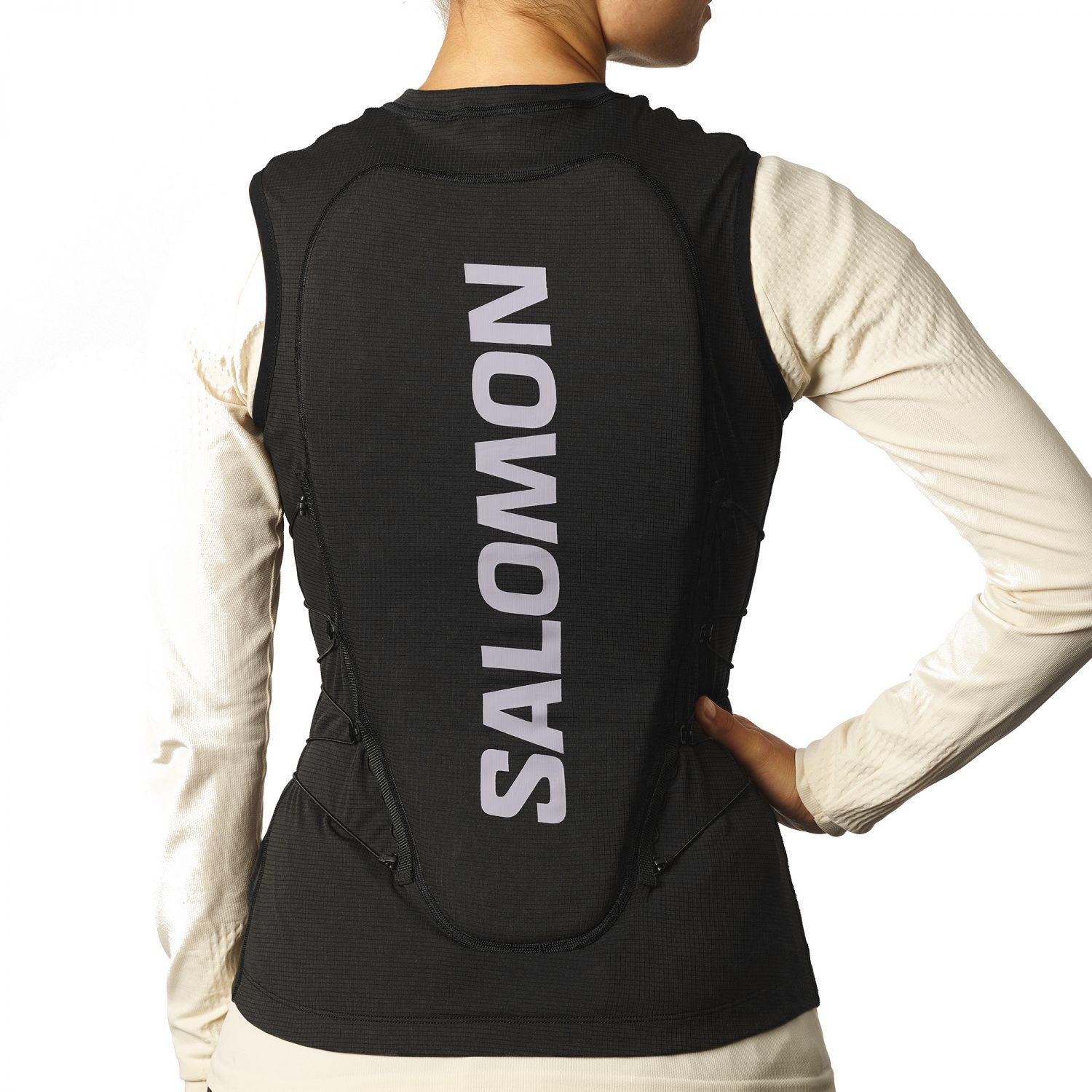 Salomon Flexcell Prime, protecție pentru spate, femei, negru