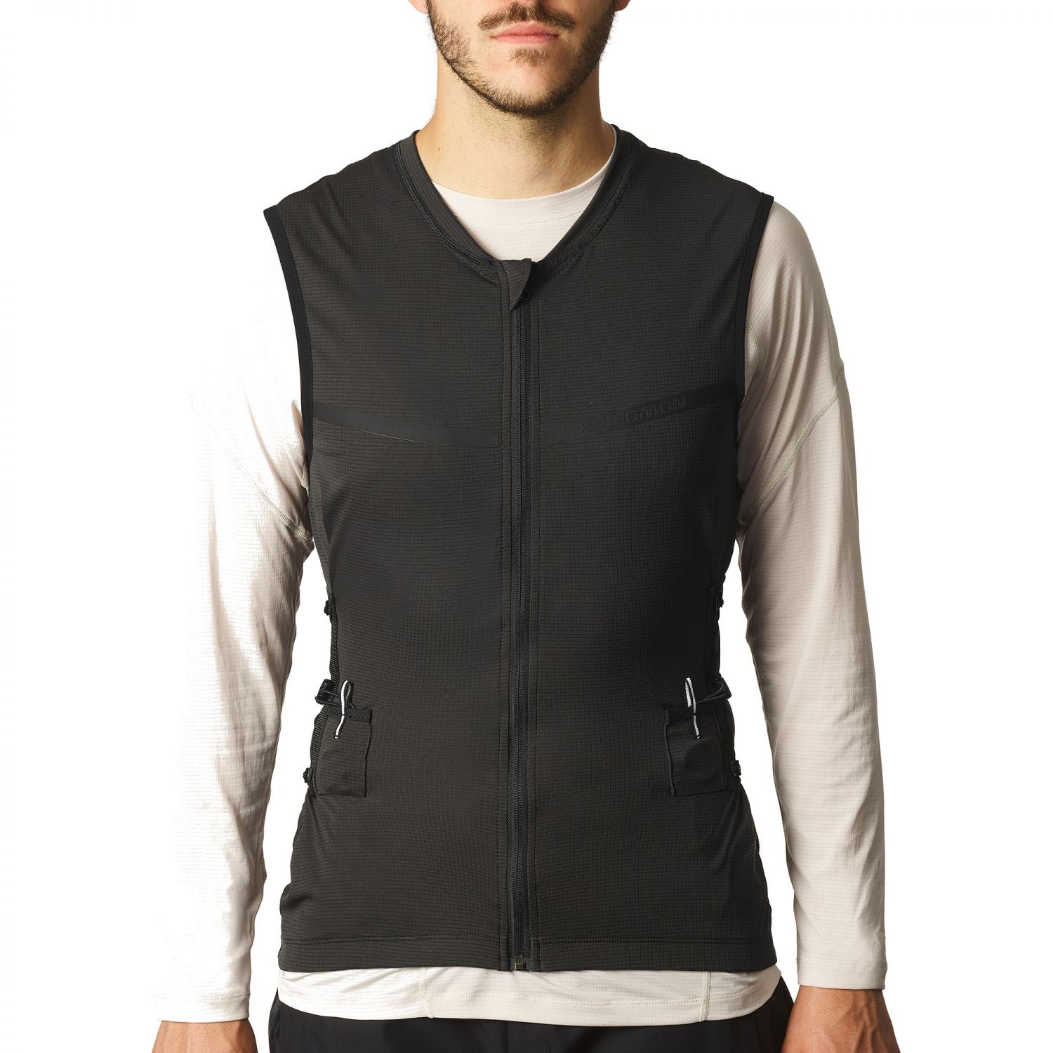 Salomon Flexcell Prime, protection dorsale, noir