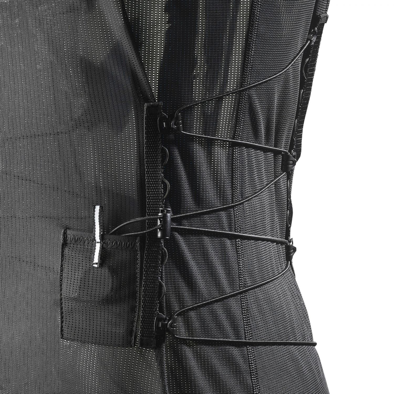 Salomon Flexcell Pro, paraschiena, donna, nero