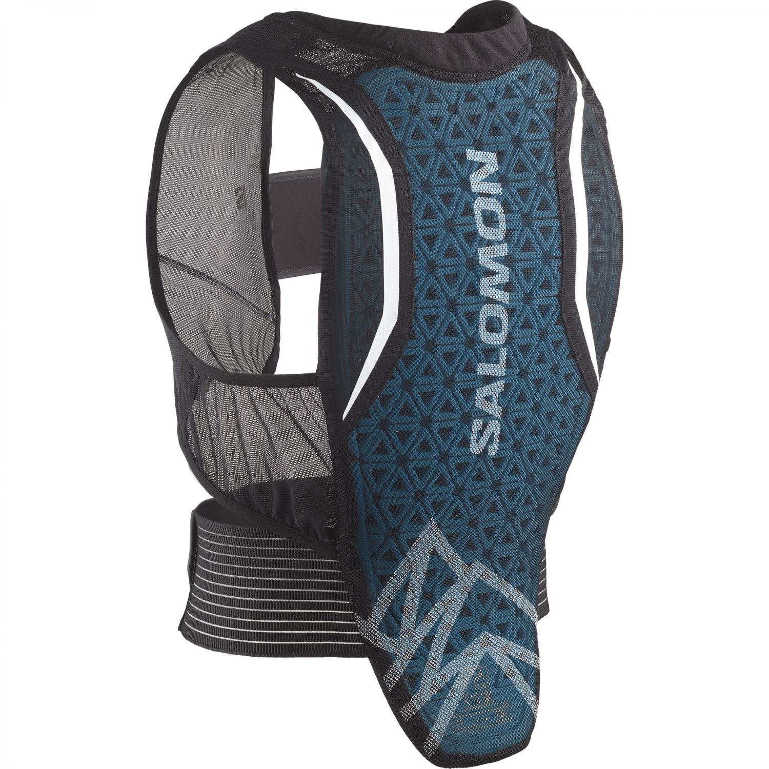Salomon Flexcell Pro, paraschiena, nero/bianco