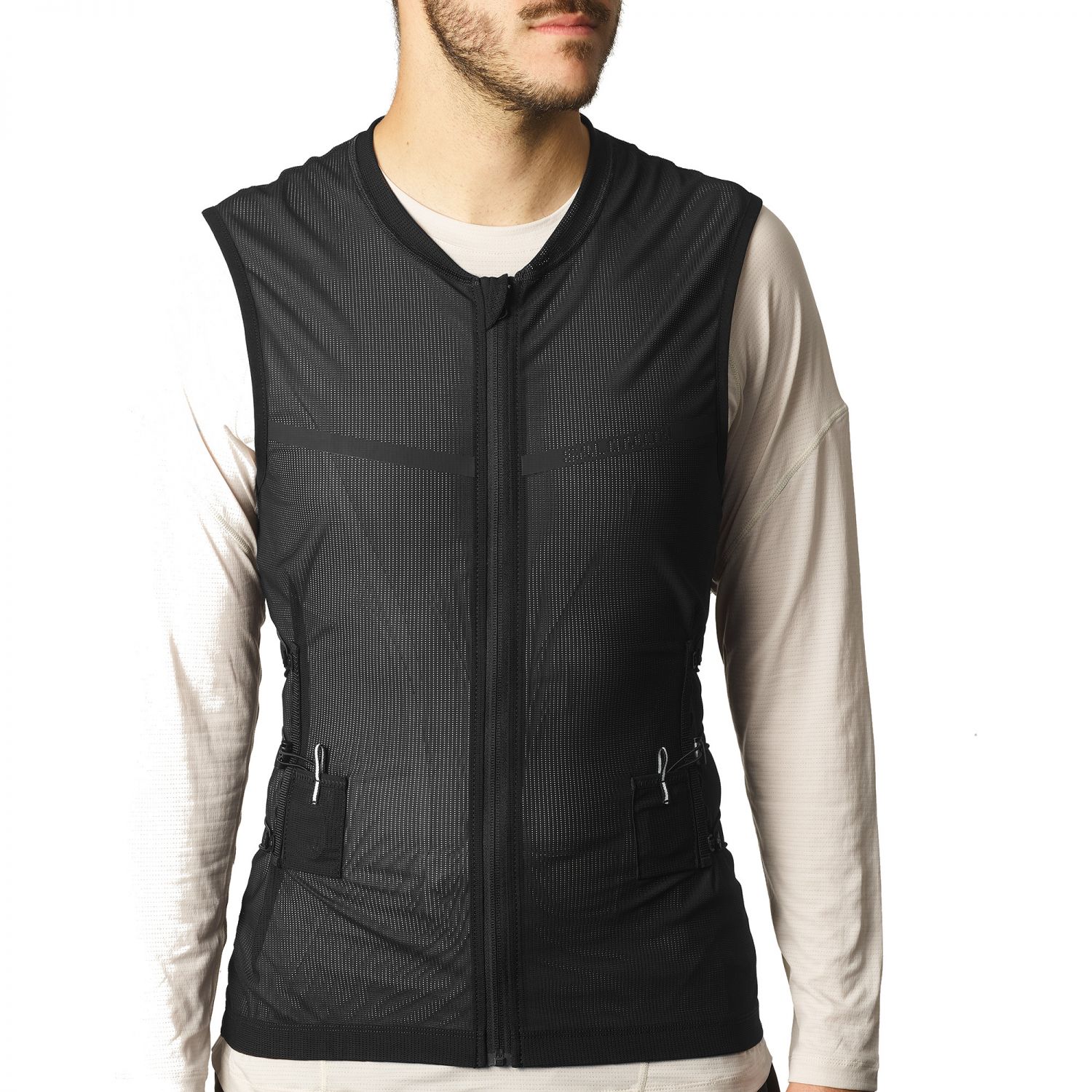 Salomon Flexcell Pro, proteção das costas, preto