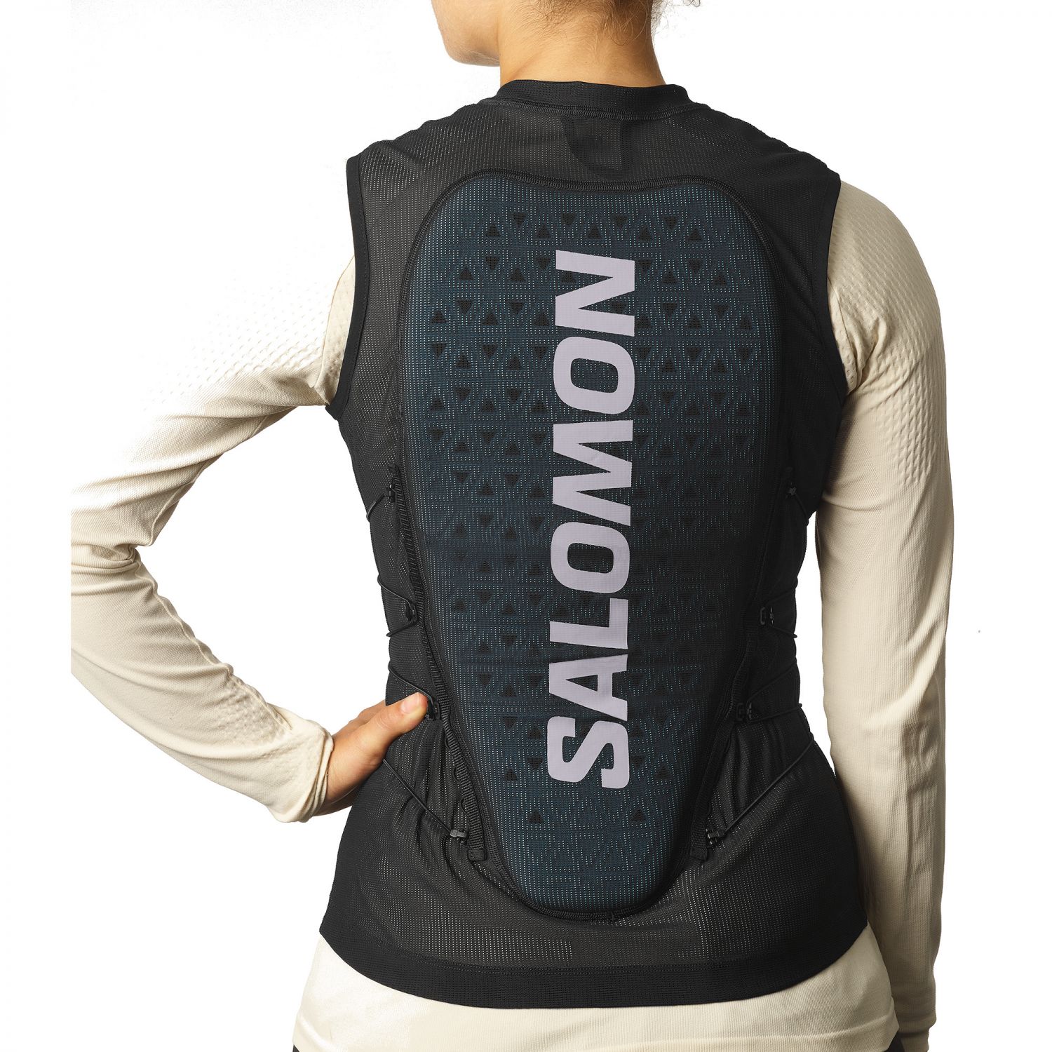 Salomon Flexcell Pro, protecție spate, femei, negru