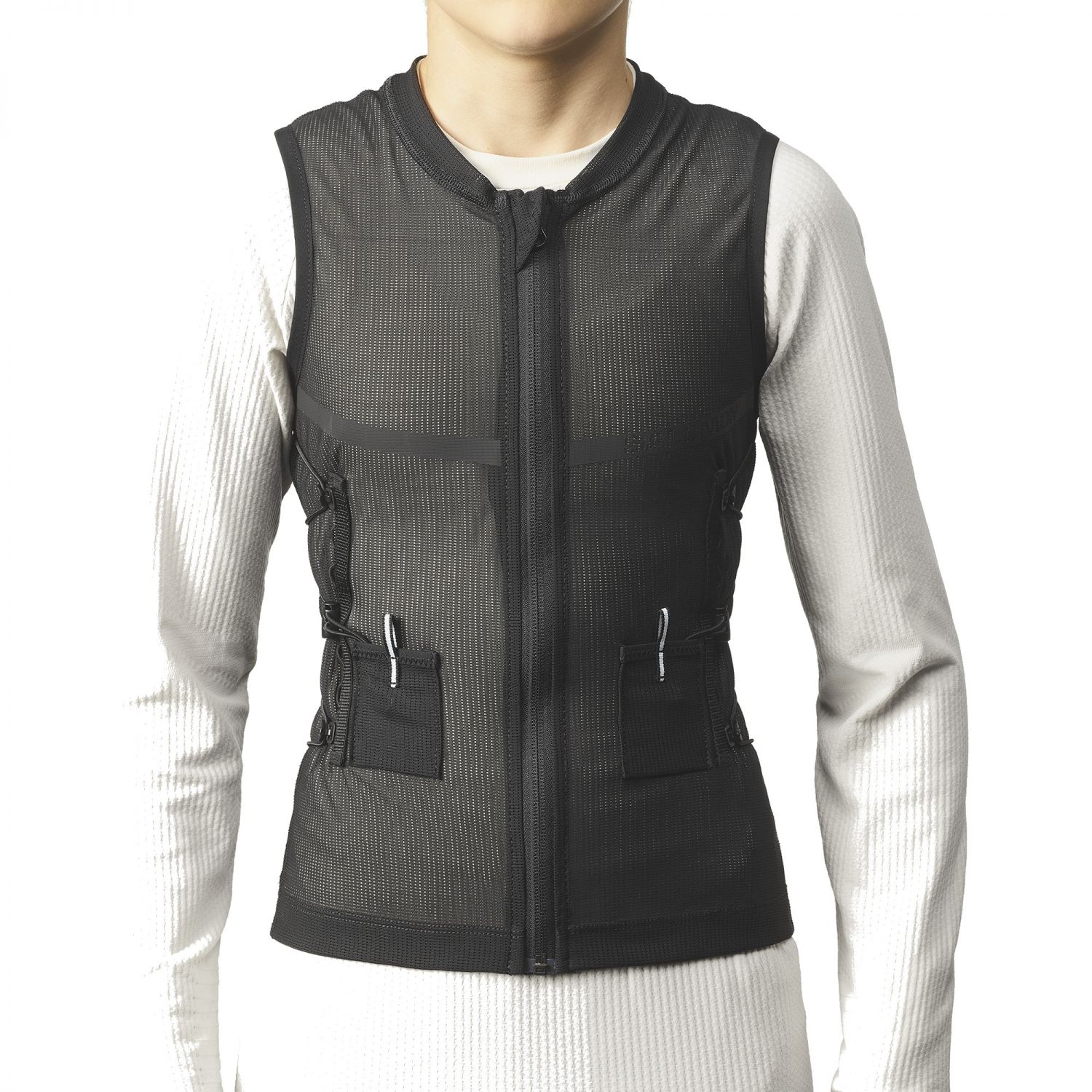 Salomon Flexcell Pro, protection dorsale, junior, noir