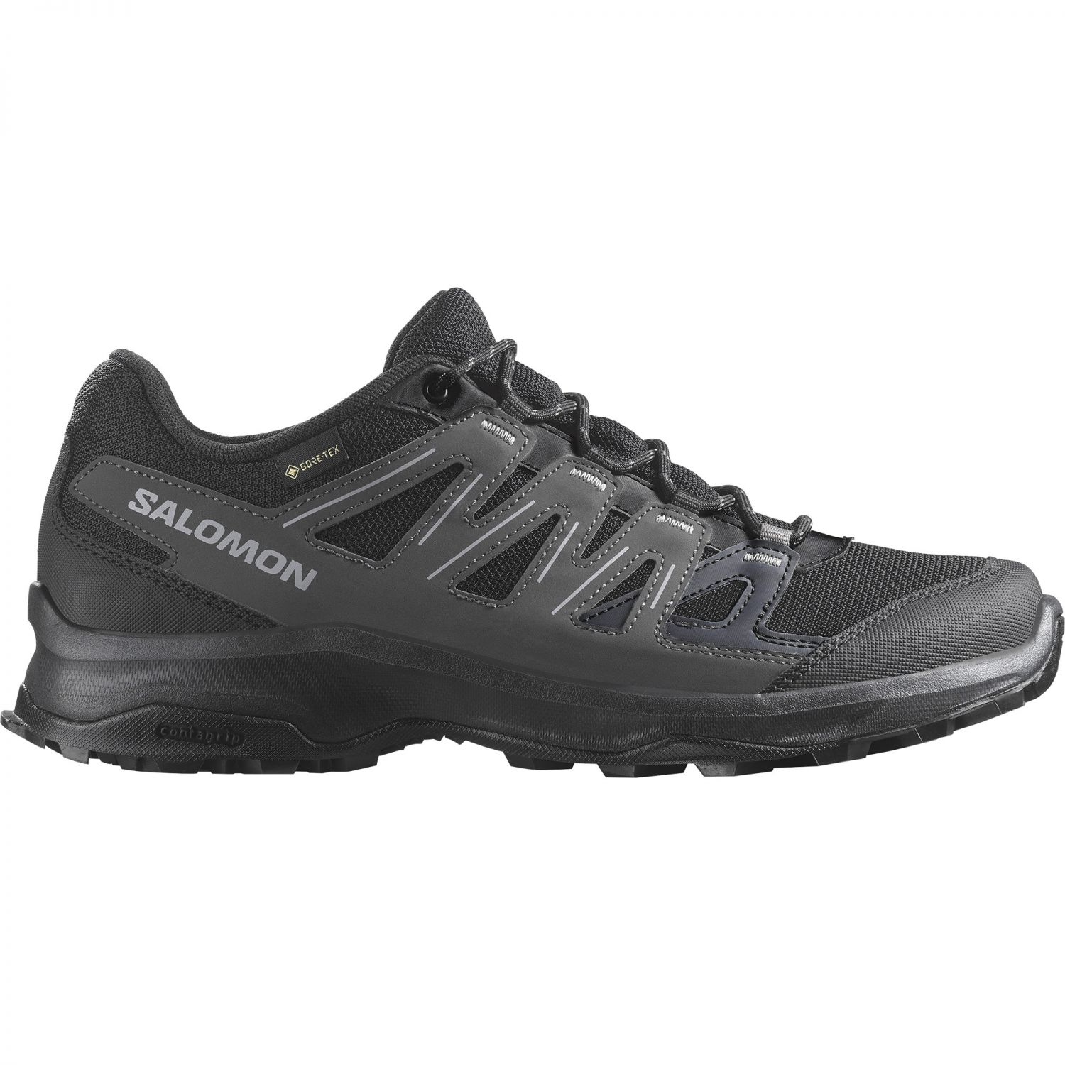 Salomon Grivola GTX, Tursko, Herre, Black/Asphalt/Alloy