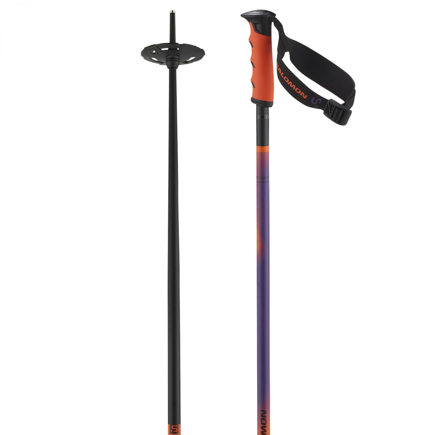 Salomon Hacker S3, skistave, sort/orange