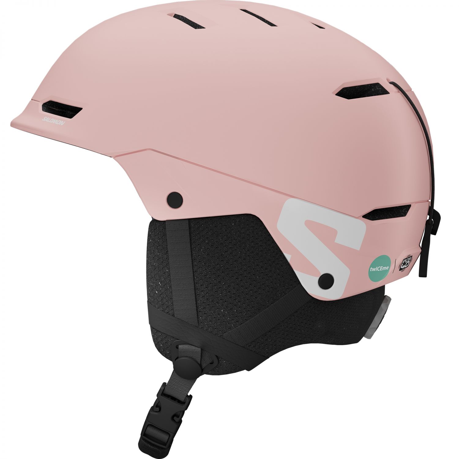 Salomon Husk Jr, casque de ski, junior, rose