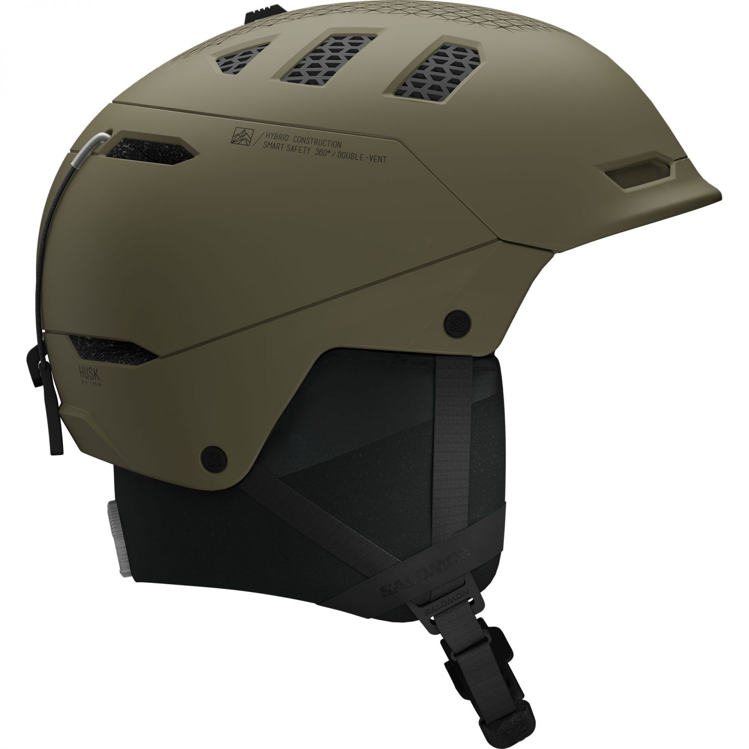Salomon Husk Prime MIPS, casco da sci, verde