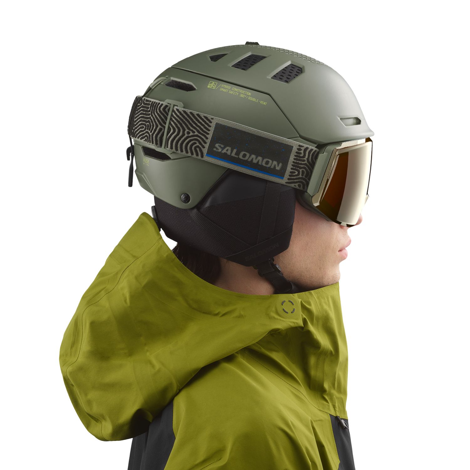 Salomon Husk Prime Mips, lyžiarska prilba, sivá