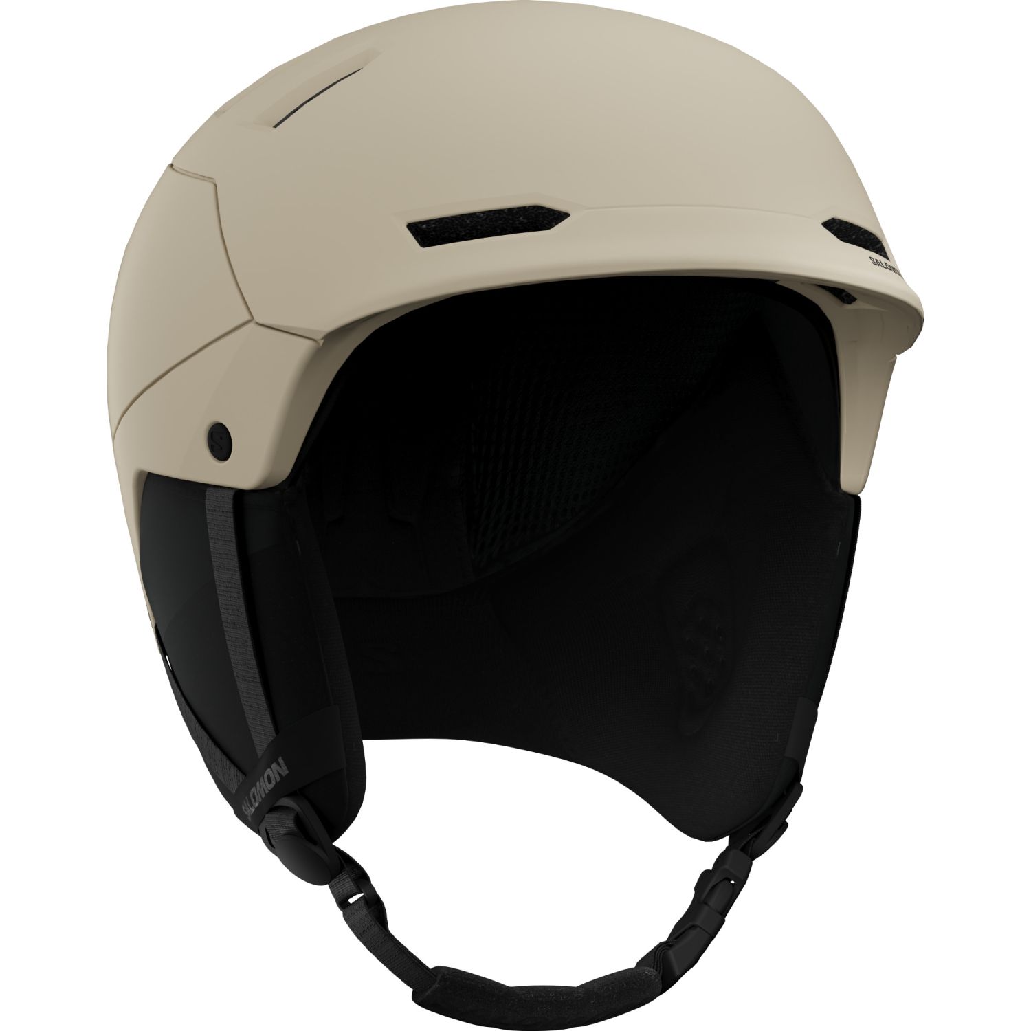 Salomon Husk Pro MIPS, casco da sci, beige