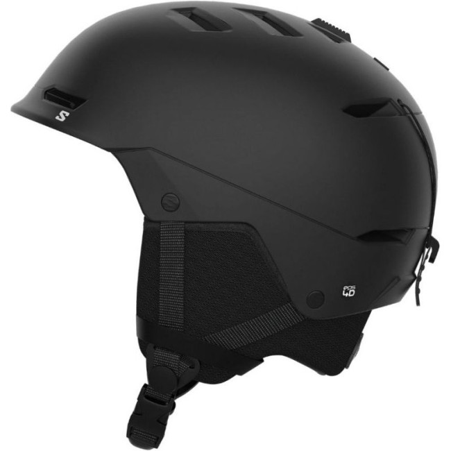 Salomon Husk, skihelm, zwart