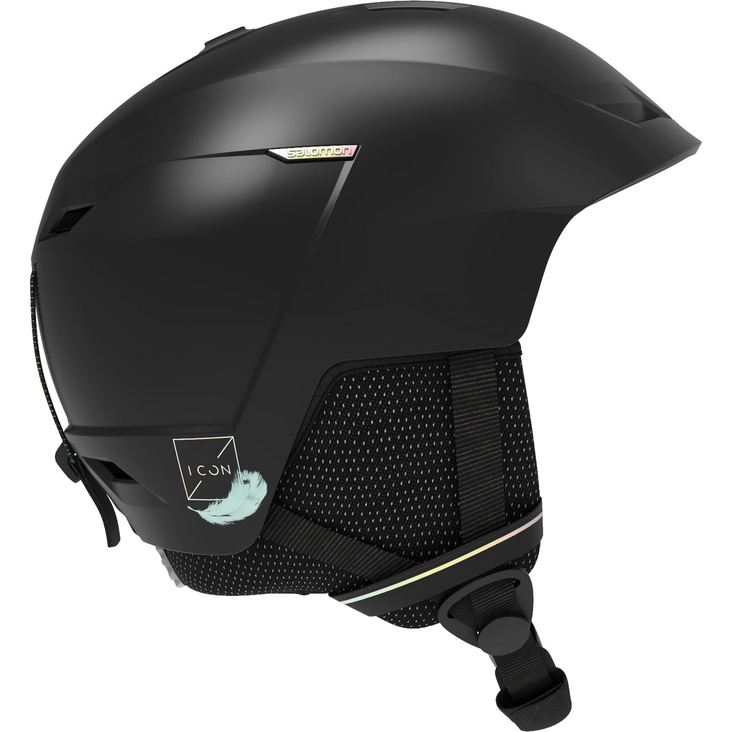 Salomon Icon LT, casco da sci, nero