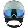 Salomon Icon LT Visor, casco da sci con visiera, acquamarina