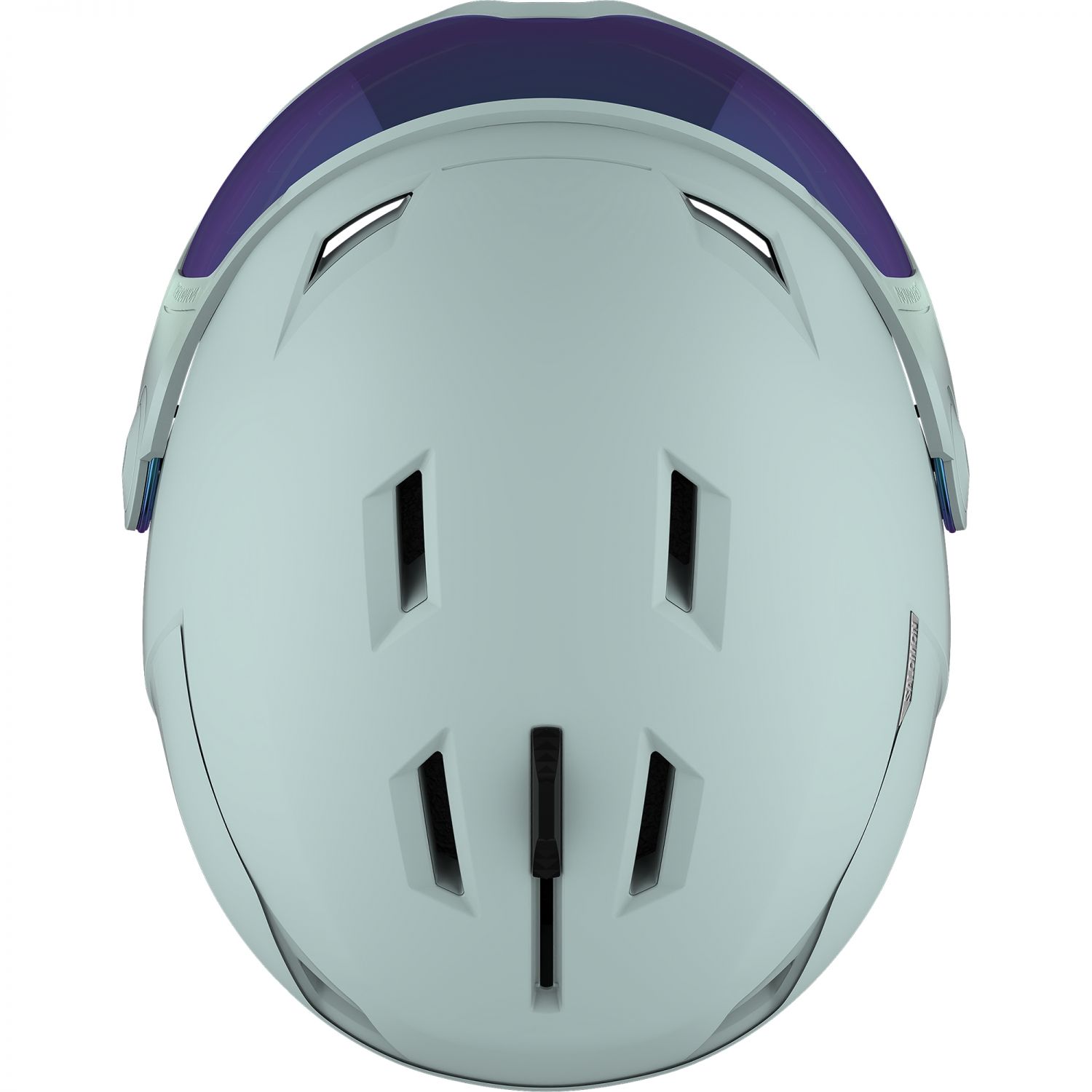 Salomon Icon LT Visor, lyžařská helma s hledím, aquamarine