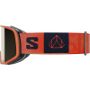 Salomon Lo Fi Sigma, masque de ski, orange