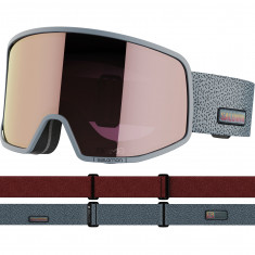 Salomon LO FI Sigma, skibriller, grå/pink