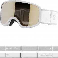 Salomon Lumi Access, masque de ski, junior, blanc